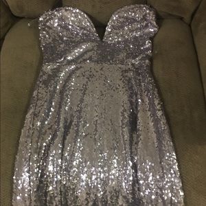 Silver dress